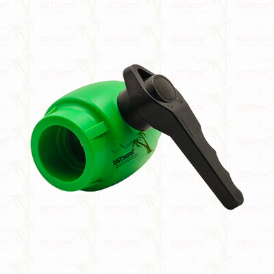 Válvula de bola PPR con mango de agitación y bola de latón para el sistema de plomería 20-63MM personalizable