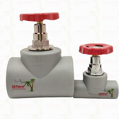 Válvula de frenado PPR con cartucho de latón con válvula global 20-110 mm