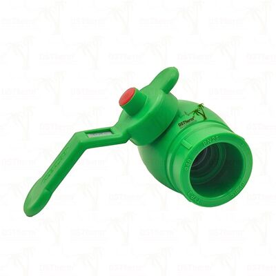 Válvula de bola PPR latón Válvula de bola de latón con mango de hierro PN25 20-63mm personalizable