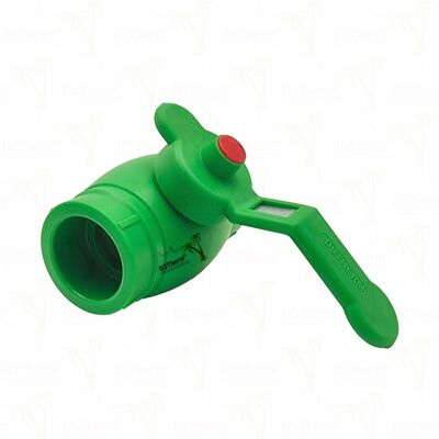 Válvula de bola PPR latón Válvula de bola de latón con mango de hierro PN25 20-63mm personalizable