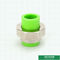 Temperaturas altas resistentes de ISO15874 Ppr del tubo de los accesorios del tamaño verde de la unión