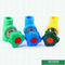 Válvulas de flujo plásticas coloridas del tamaño 20-110m m de la válvula de parada de la manija de Ppr altas