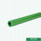 Color verde plástico de alta temperatura caliente del tubo PN25 de la agua PPR para la construcción naval