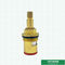 Cartuchos rápidos modificados para requisitos particulares de la válvula del cartucho de cobre amarillo de la válvula de la longitud para la agua caliente