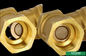 La manija del arrabio modificó el tipo más pesado femenino doble de cobre amarillo válvula de la válvula para requisitos particulares de puerta de la marca de puerta