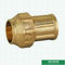 Colocaciones de cobre amarillo de Pex de las colocaciones de la compresión de las colocaciones PE del tornillo PE del acoplamiento roscado del igual para el tubo de aluminio de Pex PE