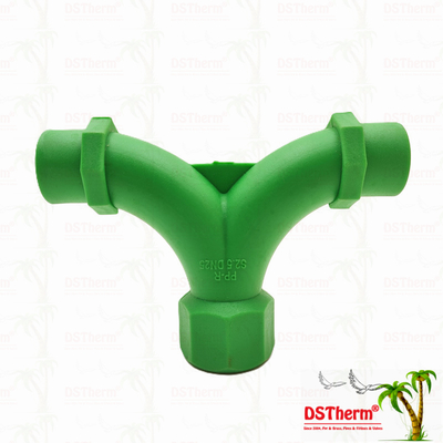 PPR Tipo Y Tee para sistema de tuberías S2.5 Alta durabilidad Modelo sudamericano personalizado