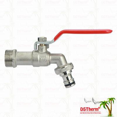 Llave de paso de bola versátil de tamaño mediano con mango DACROMET ANTIOXIDANTE BEST Grifo 1/2