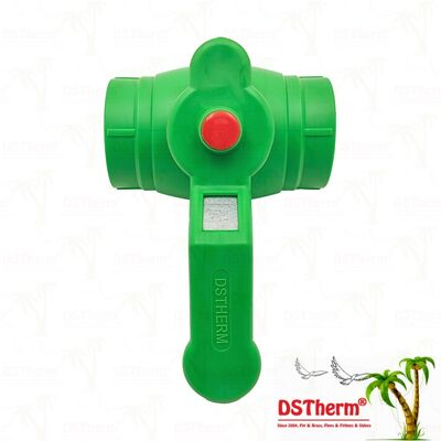 Válvula de bola PPR latón Válvula de bola de latón con mango de hierro PN25 20-63mm personalizable