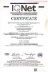 CHINA DSTHERM INDUSTRIAL LIMITED certificaciones